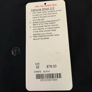 LuluLemon Kahuna Shorts